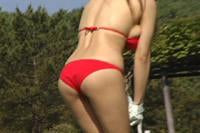 [ENFD-4119] No Mizugi de Golf - Jissen Round Hen DVD - Image 9